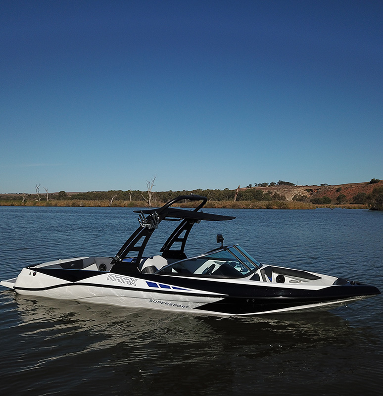 Matrix Super Sport on the water