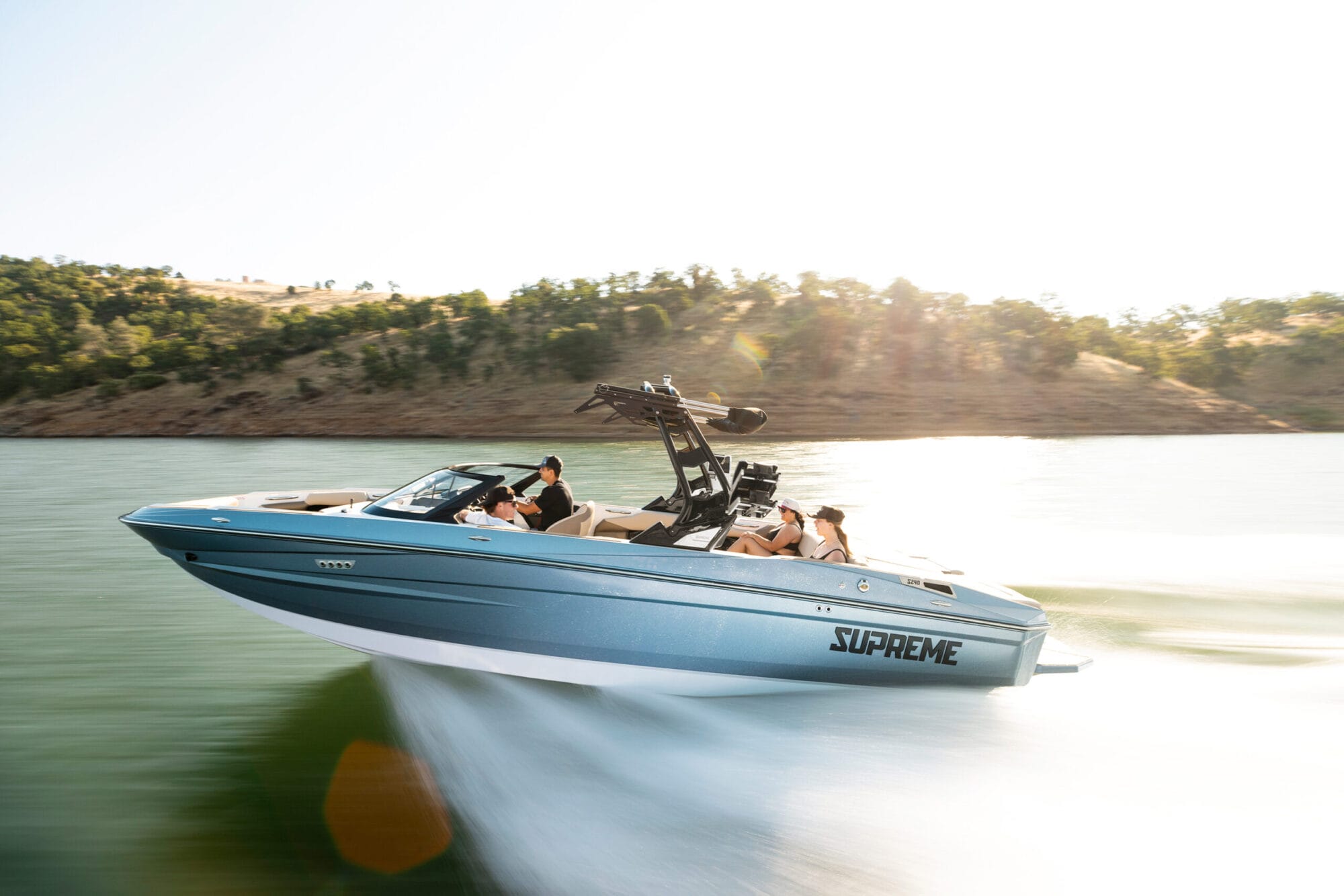 Supreme S240 on the water